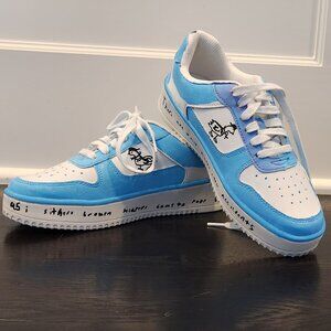 CUSTOM - GOOSER 1s light blue Size 7 Boys Sneakers